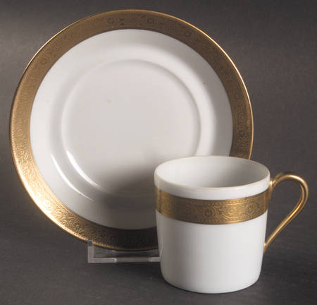 Du Barry Flat Demitasse Cup & Saucer Set