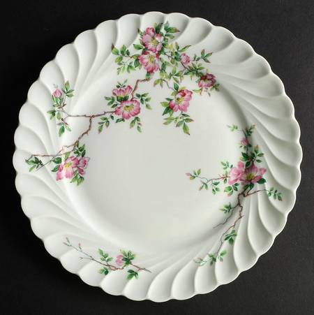 Eglantine Luncheon Plate by Haviland