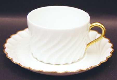 Elegance (Torse Blank) Flat Cup & Saucer Set