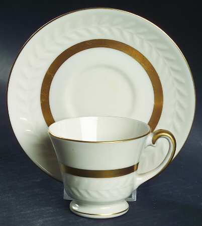 Embassy Footed Demitasse Cup & Saucer Set