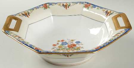 Enchantment (Birds) 10" Octagonal Vegetable Bowl