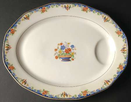 Enchantment (Birds) 15" Oval Serving Platter