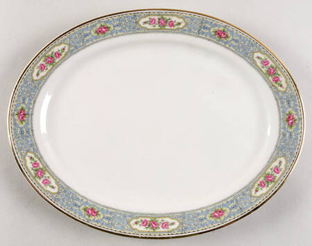 Enchantment (Floral) 11" Oval Serving Platter