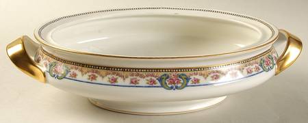 Essex (Gold Trim) Oval Vegetable No Lid