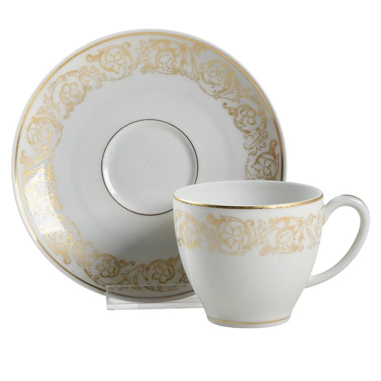 Esterel Flat Demitasse Cup & Saucer Set
