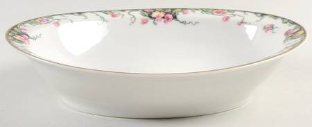 Esther 9" Oval Vegetable Bowl