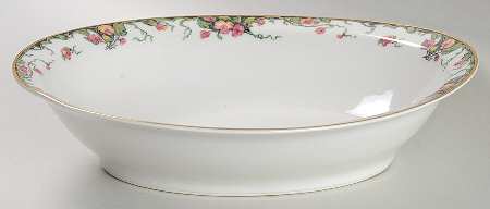 Esther 10" Oval Vegetable Bowl