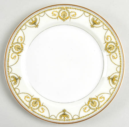 Eugenie (Black Laurel & Swags) Salad Plate