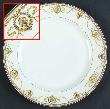 Eugenie (Black Laurel &amp; Swags) by Haviland