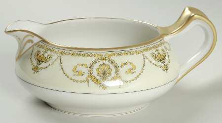 Eugenie (Black Laurel & Swags) Creamer