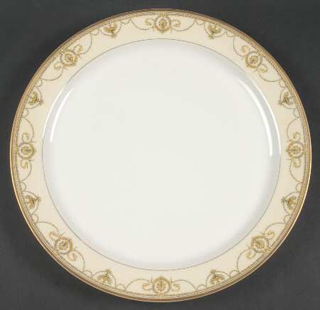 Eugenie (Black Laurel & Swags) 12" Chop Plate (Round Platter)