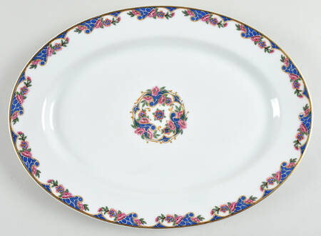 Exotic 13" Oval Serving Platter by Haviland