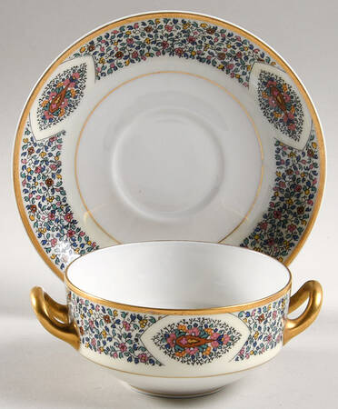 Fantaisie Bouillon Cup & Saucer