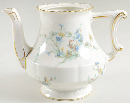 Fleurette (White, Newer) Teapot No Lid