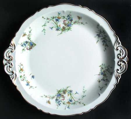 Fleurette (White, Newer) 13" Chop Plate (Round Platter)