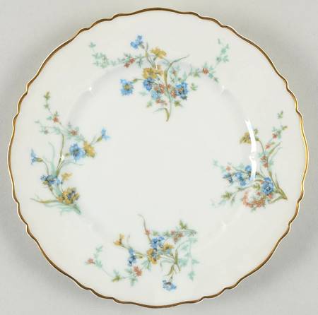 Fleurette (White, Newer) Salad Plate