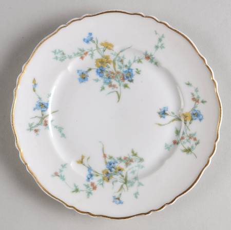 Fleurette (White, Newer) Bread & Butter Plate