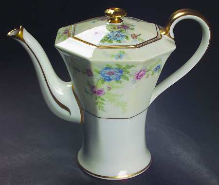 Fleurette (Cream, Older) Coffee Pot & Lid