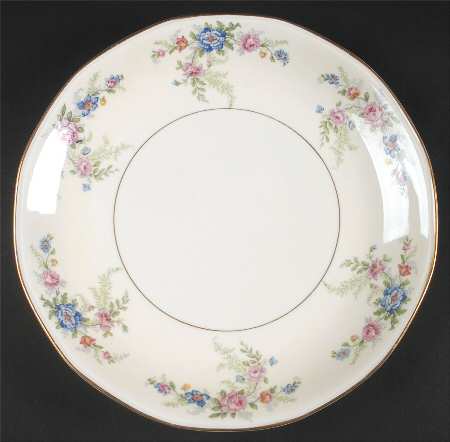 Fleurette (Cream, Older) 12" Chop Plate (Round Platter)