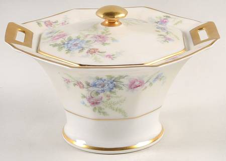 Fleurette (Cream, Older) Sugar Bowl & Lid