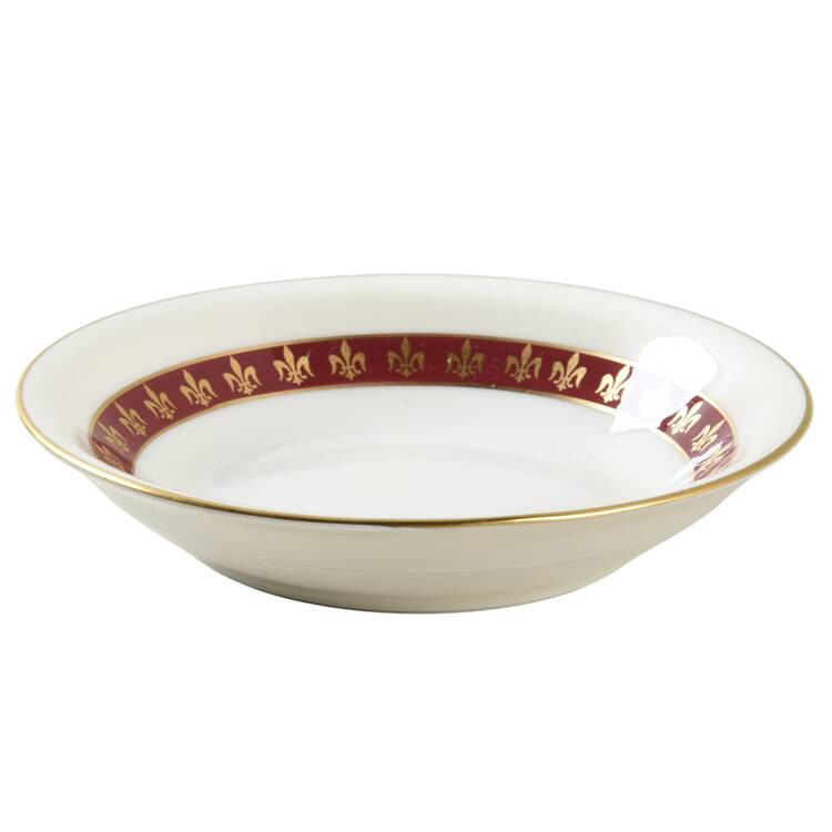 Fleur De Lis Red Fruit/Dessert (Sauce) Bowl