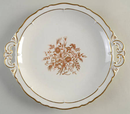 Floreal Handled Cake Plate