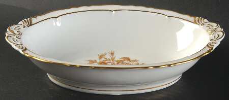 Floreal 9" Oval Vegetable Bowl