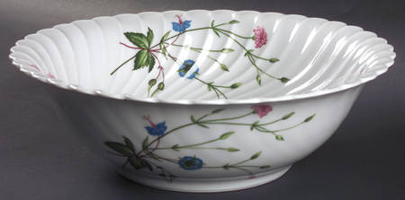Florence (Newer, Swirl Edge, No Trim) 10" Large Salad Serving Bowl