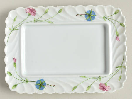 Florence (Newer, Swirl Edge, No Trim) Rectangular Butter No Lid
