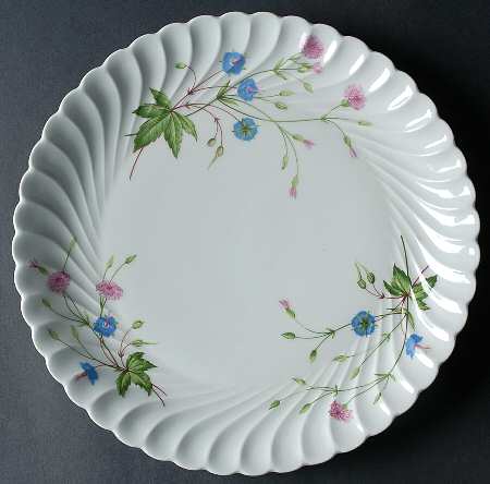 Florence (Newer, Swirl Edge, No Trim) 12" Chop Plate (Round Platter)