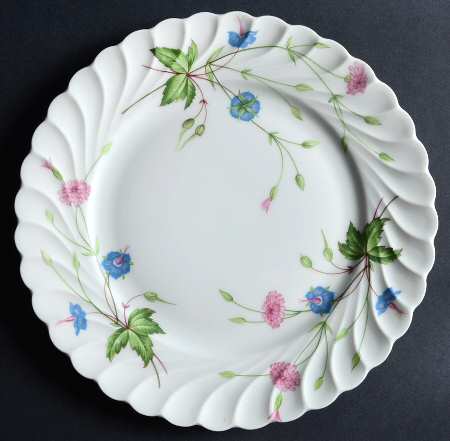 Florence (Newer, Swirl Edge, No Trim) Dessert Luncheon Plate