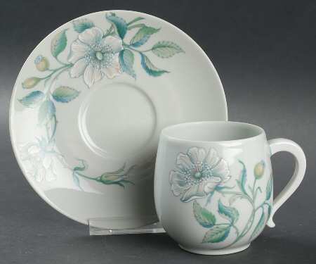 Floralies Flat Cup & Saucer Set