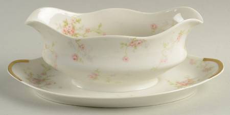 Florida Gravy Boat with Attached Underplate
