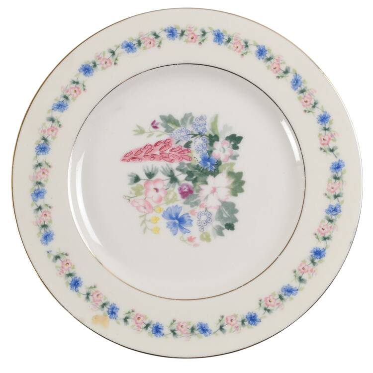 Fox Glove Salad Plate