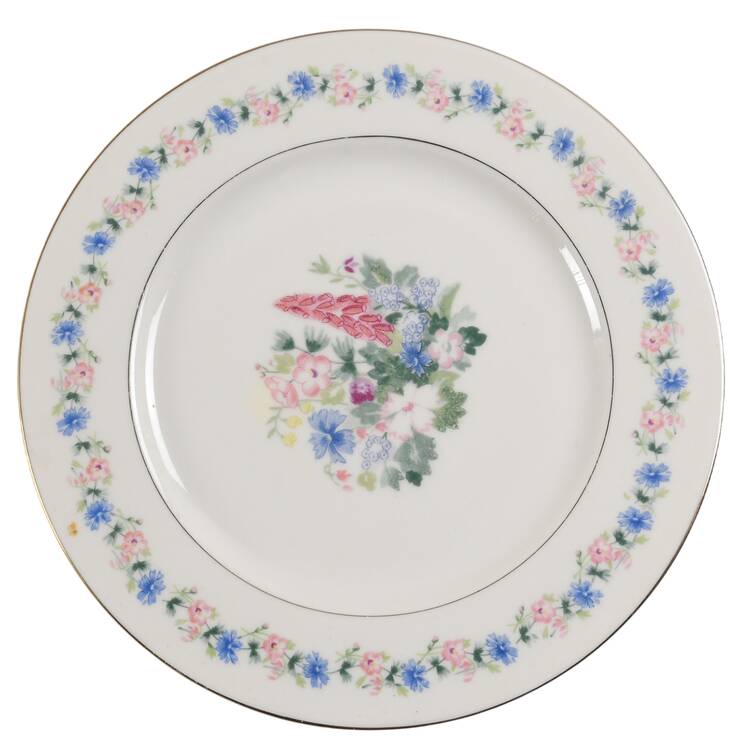 Fox Glove Luncheon Plate
