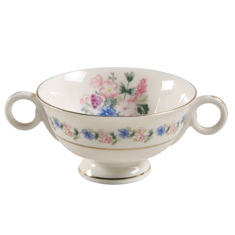 Fox Glove Footed Bouillon Cup