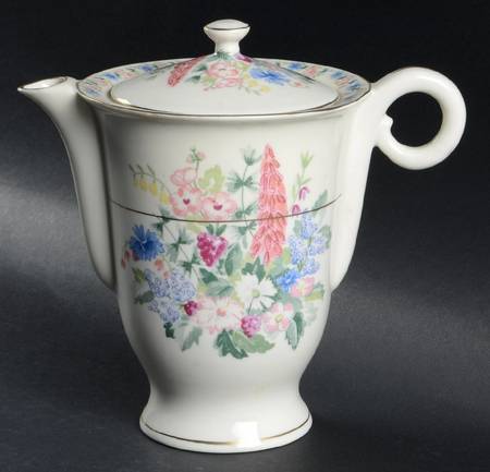 Fox Glove Coffee Pot & Lid