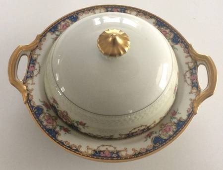 Fontainebleau Round Covered Butter