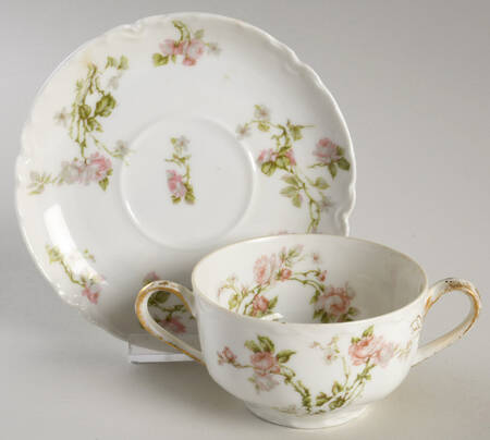 Frontenac (French) Flat Bouillon Cup & Saucer