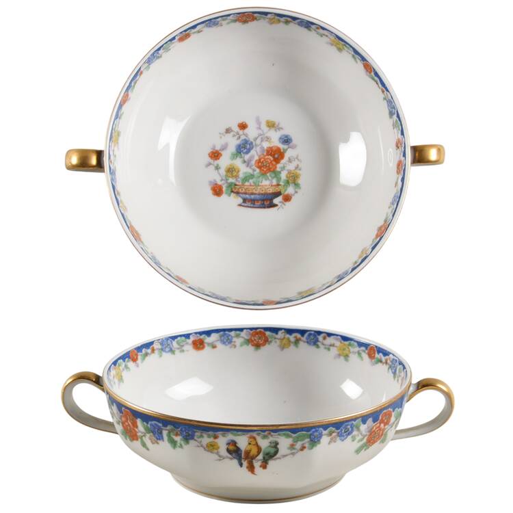 Garden of Allah Flat Cream Soup Bowl