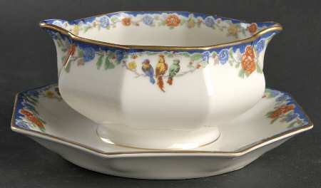 Garden of Allah Gravy Boat with Attached Underplate