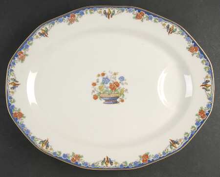 Garden of Allah 15" Oval Serving Platter