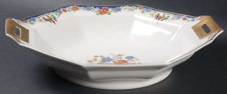 Garden of Allah 9" Octagonal Vegetable Bowl