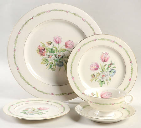 Garden Flowers 5 Piece Place Setting