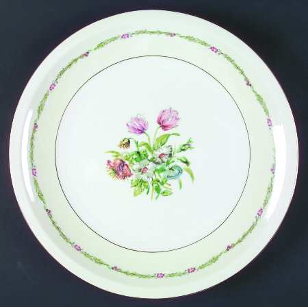 Garden Flowers 12" Chop Plate (Round Platter)