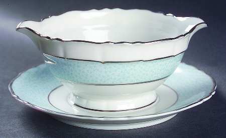 Galaxy Gravy Boat with Attached Underplate