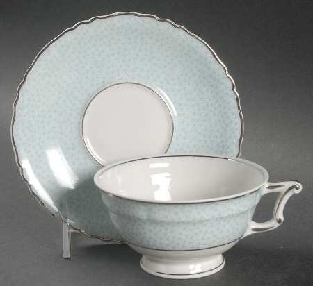 Galaxy Footed Cup & Saucer Set