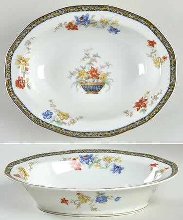 Ganga 9" Octagonal Vegetable Bowl