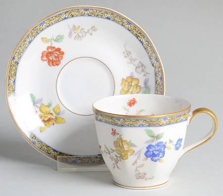 Ganga Flat Demitasse Cup & Saucer Set
