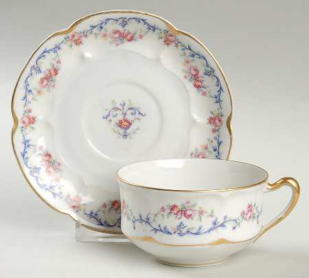 Garland Flat Cup & Saucer Set